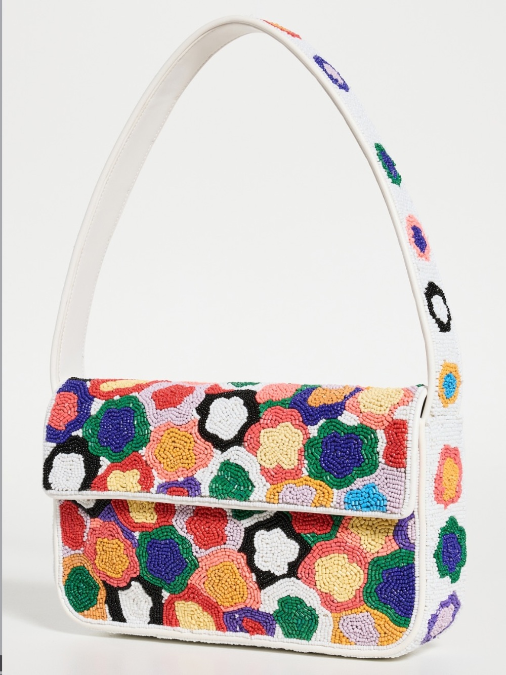 STAUD Tommy Beaded Bag, Spring Bouquet